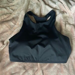 Black Under Armour training bra